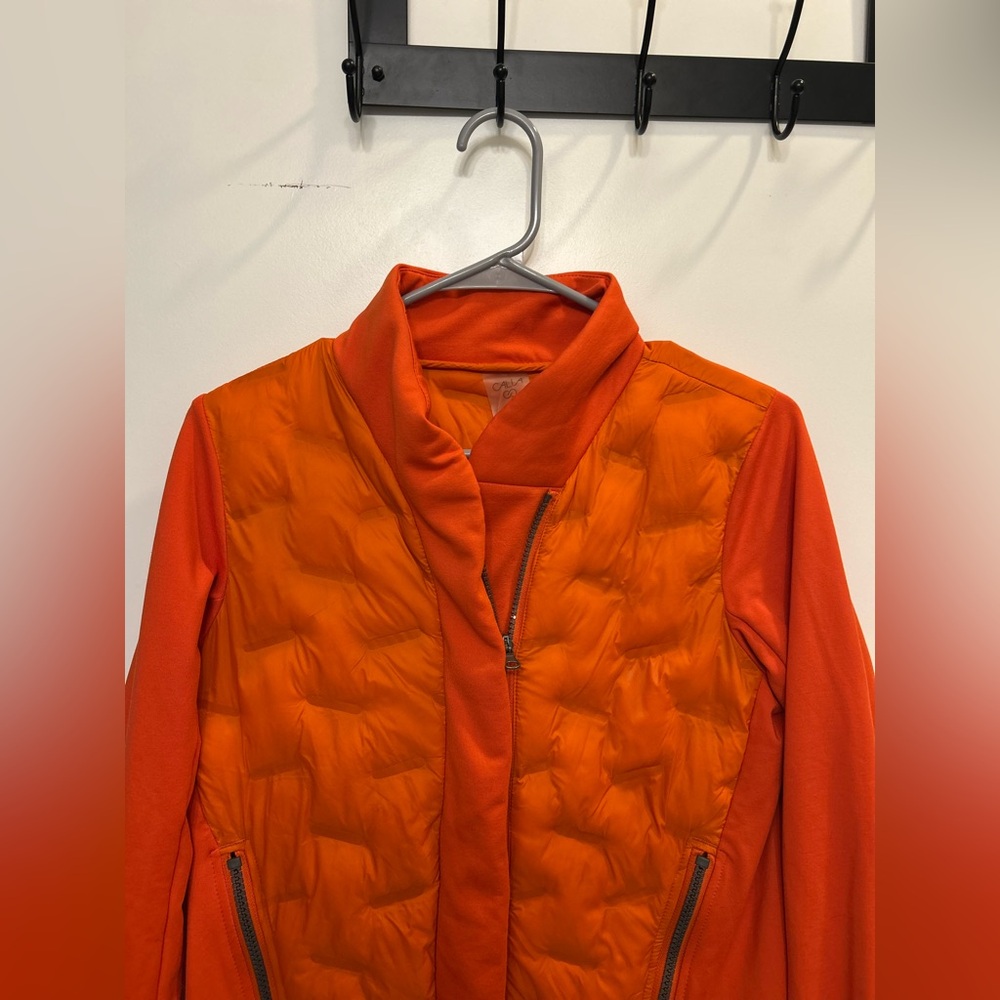 Calia Orange Quilted Sun Full-Zip Jacket - Picture 5 of 12